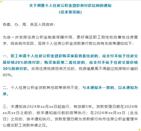 天津公积金贷款政策拟调整，首套房首付比例降至20住房家庭抵押担保