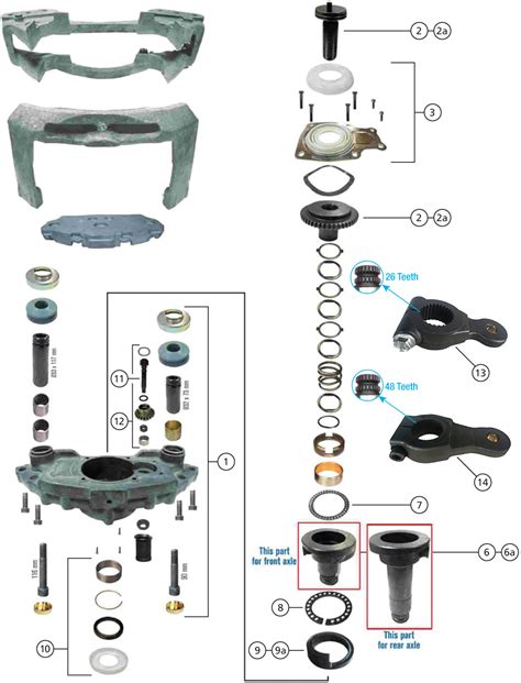 Meritor D3 Caliper Repair Kits