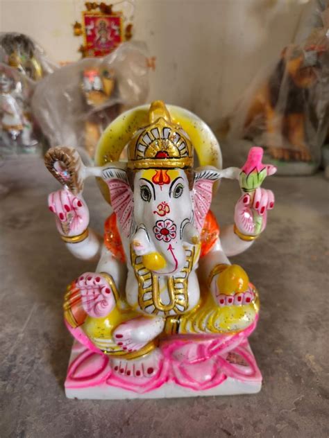 18 Inch Ganesh Ji Marble Statue Temple At Rs 3000 In Kishangarh ID