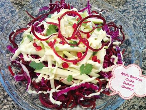 Apple Beetroot Salad Recipe By Ruhana Ebrahim Recipe Beetroot Salad