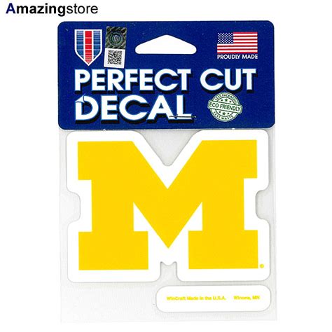 【楽天市場】ウィンクラフト ミシガン ウォルバリンズ ステッカー 【michigan Wolverines Ncaa Perfect Cut