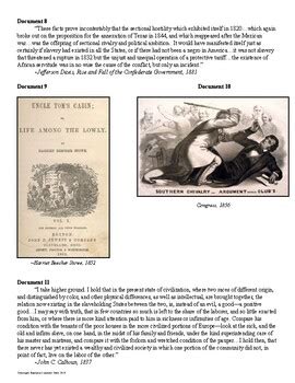 Causes Of The Civil War Dbq By Stephanie S History Store Tpt