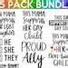 Gay Pride Ally SVG Bundle LGBT Ally SVG Bundle Gay Ally Svg Rainbow Svg Gay Pride Ally Shirt