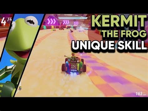 Kermit The Frog Unique Skill Showcase Gameplay Disney Speedstorm