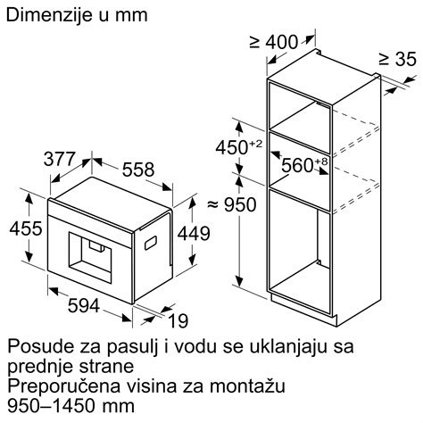 Ctl B Ugradni Potpuno Automatizovani Aparat Za Kafu Bosch Rs