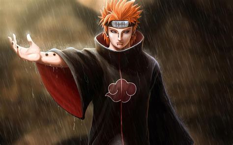 Illustration Red Naruto Shippuuden Akatsuki Pein Darkness