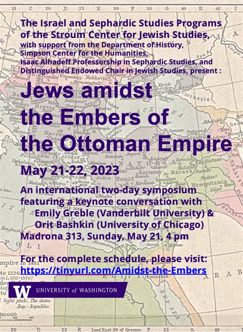 521 522 Uw Symposium Jews Amidst The Embers Of The Ottoman Empire