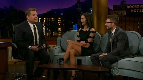 Naked Nina Dobrev In Late Late Show With James Corden