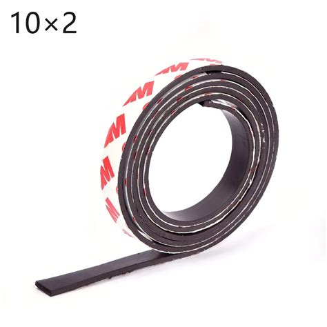 High Quality 1 Meters Self Adhesive Flexible Magnetic Strip 3M Rubber