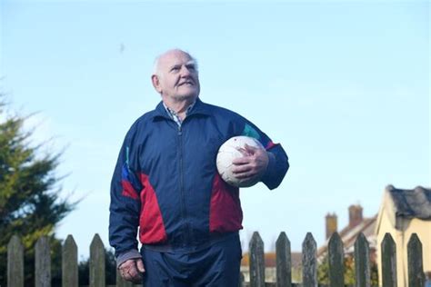 Britains Oldest Footballer Hanging His Boots Editorial Stock Photo