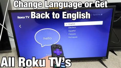 All Roku Tv S How To Change Language Get Back To English If Stuck In