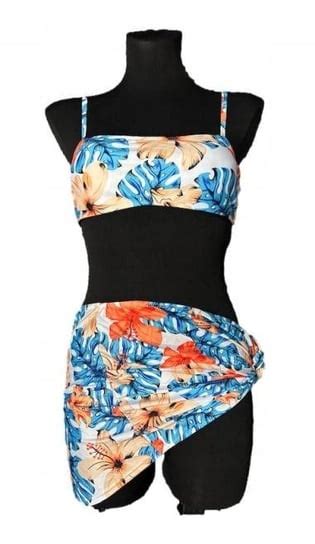 STRÓJ KĄPIELOWY BIKINI JUNGLE SPÓDNICZKA TOP 3w1 L Pan i Pani Gadżet Moda Sklep EMPIK