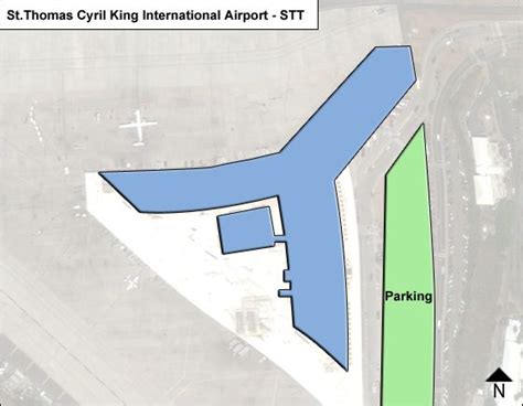 St Thomas Cyril King STT Airport Terminal Map