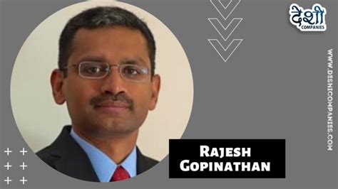 Rajesh Gopinathan CEO of TCS, Education, Career, Personal Life, Awards ...