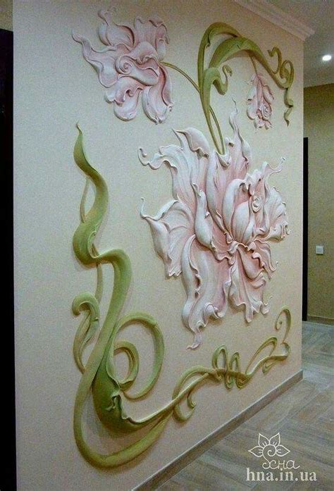 Pin By Magda Serag On Decor Plaster Wall Art Drywall Art Mural Wall Art