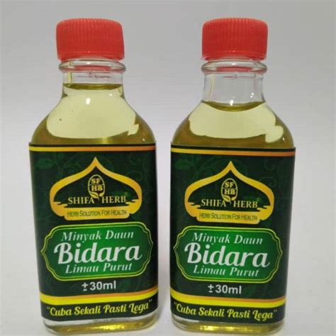 Shifa Herb Minyak Daun Bidara Limau Purut Lazada