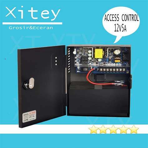 Jual Power Supply Access Control Door Box V A Murni Baterai Backup