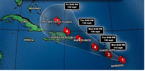 El huracán María se fortalece a categoría 3 en el Caribe