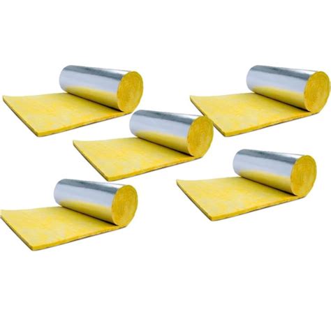 Lumax Pack X Rollo Lana De Vidrio Foil Aluminio Mm Rinde Mts