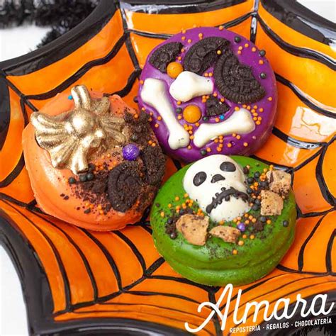 Alfajor Halloween Caja Cart N Almara Reposteria Regalos