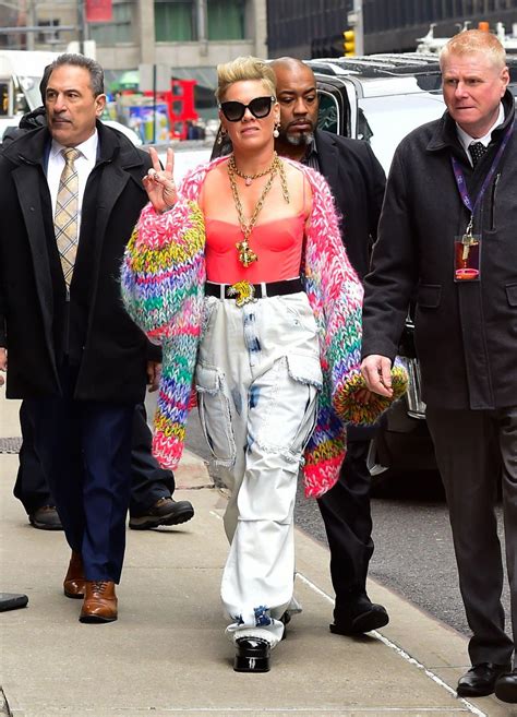 PINK Arrives at NBC Studios in New York 02/21/2023 – HawtCelebs