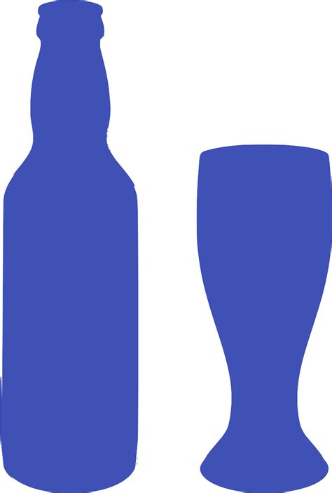 SVG Bier Alkohol Trinken Flasche Kostenloses SVG Bild Symbol