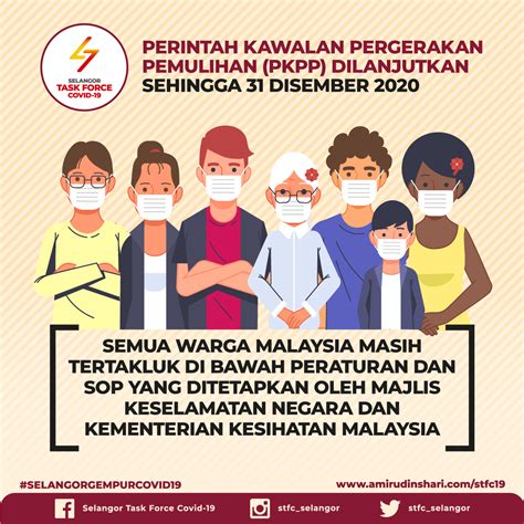 Perintah Kawalan Pergerakan Pemulihan Dilanjutkan Ke 31 Disember 2020