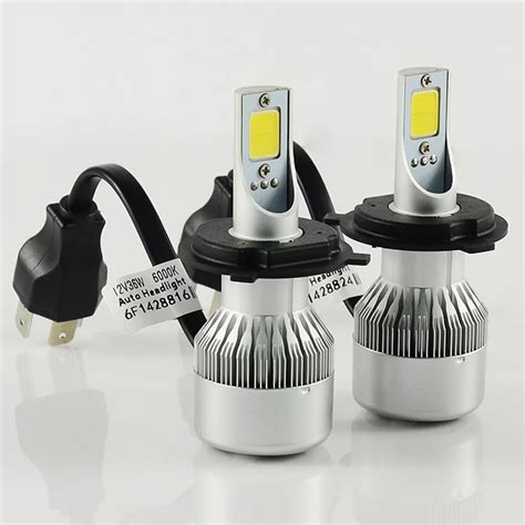 Aliexpress Buy 1set H4 Car Headlight LED 72W Lamp Dual Beam Fog