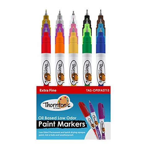 Buy Thornton S Art Supply Oil Based Paint Markers Assorted Extra Fine