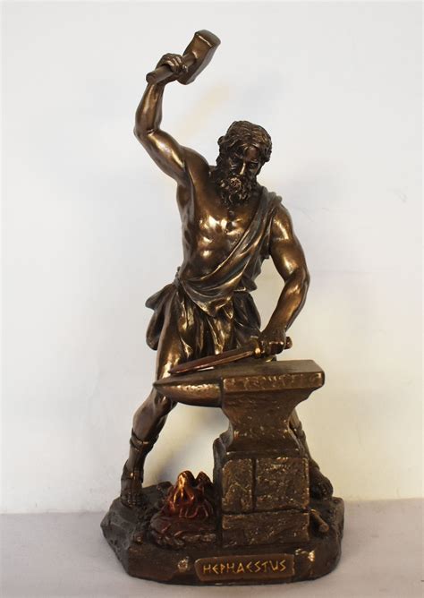 Hephaestus Vulcan Greek Roman God Of Blacksmiths Etsy