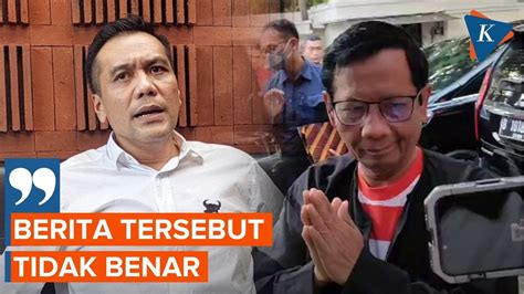 Tpn Bantah Kabar Mahfud Mundur Dari Menko Polhukam Usai Jadi Cawapres