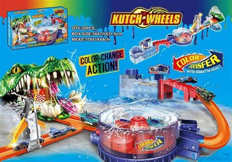 Трек типа Hot Wheels Ловушка Аллигатора меняющий цвет машин купить по лучшей цене в Киеве от