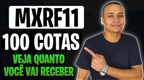 Mxrf Cotas Veja Quanto De Dividendos Voc Receberia Youtube