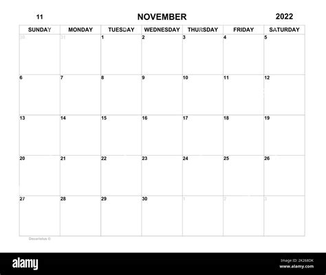 Calendario Noviembre