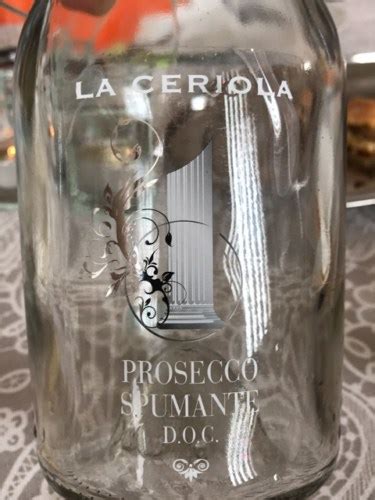 La Ceriola Prosecco Spumante Vivino France