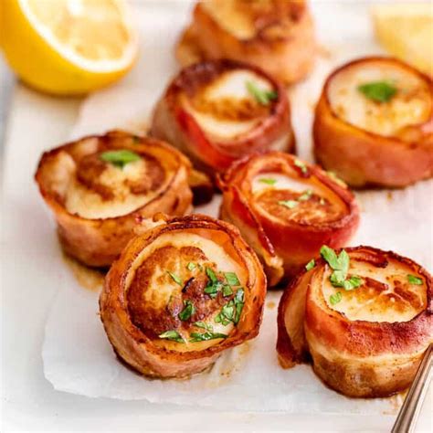 Easy Bacon Wrapped Scallops L A Farmgirls Dabbles