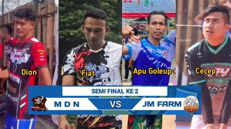 Live Semi Final Leg Sonson Gio Cs Jaya Mandiri Vs Fiat Dion Apu