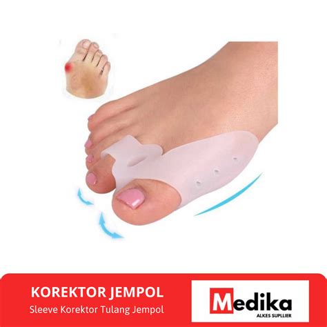 Jual Pelurus Jari Kaki Bunion Hallux Valgus Korektor Separator Jempol ...