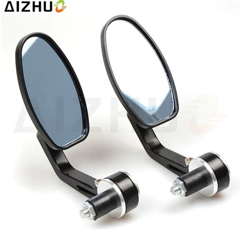 Motorcycle Rearview Mirrors Universal Mm Cnc Aluminum Handlebar End