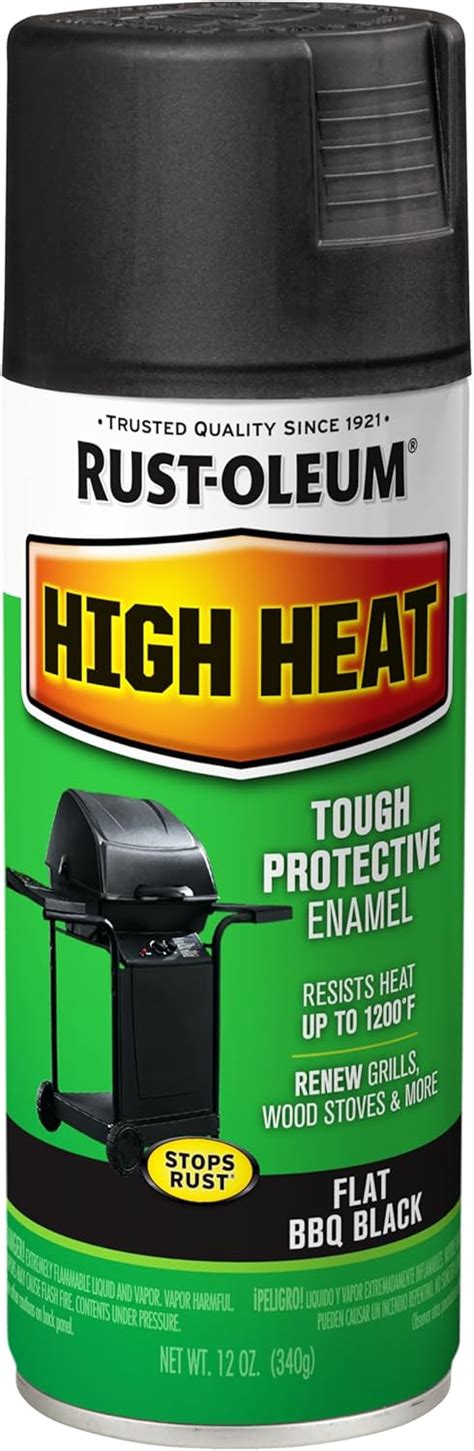 Rust Oleum High Heat Spray Paint Bbq Black 12 Oz India Ubuy