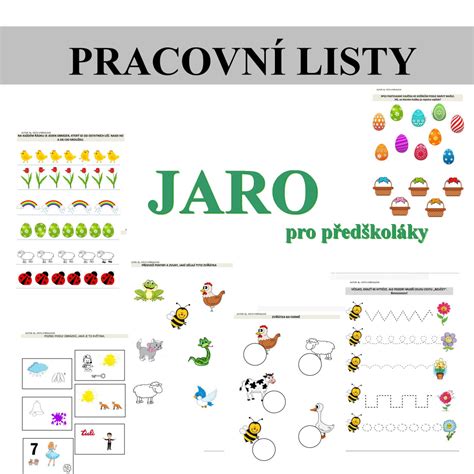 Materi L Pracovn Listy Jaro