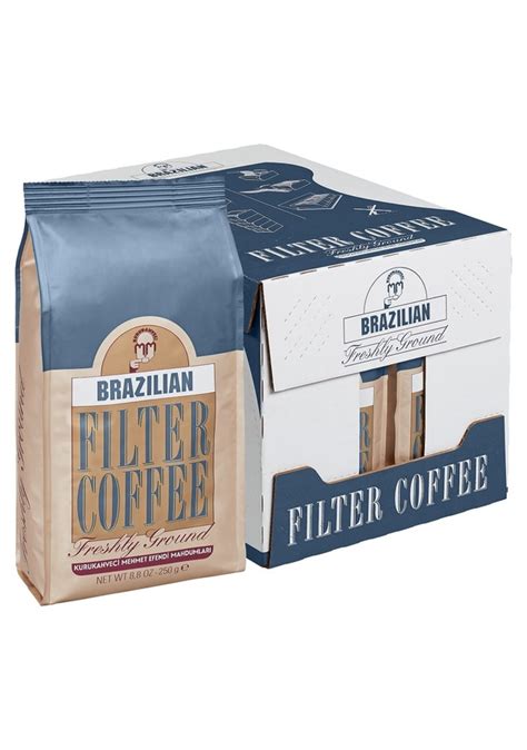 Kurukahveci Mehmet Efendi Brazilian Filtre Kahve 12 x 250 G Fiyatları