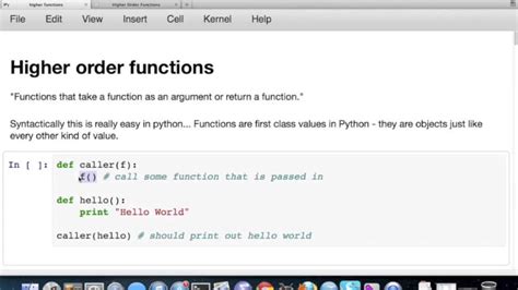 Higher Order Functions With Python Sorted Map Filter Reduce And Friends Youtube