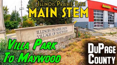 Illinois Prairie Path Main Stem Villa Park To Maywood Round Trip