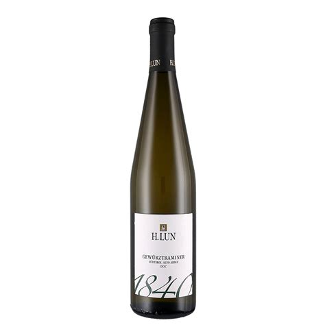 Gewürztraminer 1840 Alto Adige Doc 2021 H Lun Enoteca San Lorenzo