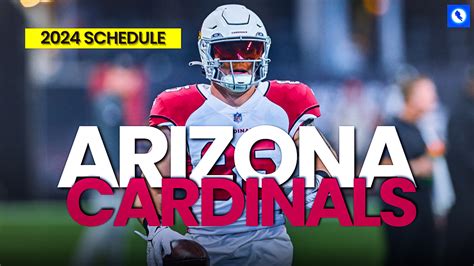 Arizona Cardinals Schedule Opponents Game Times Tv Info For