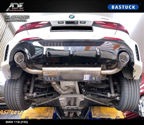 BASTUCK LTA APPROVED EXHAUST SYSTEM ON BMW 118i F40 Car Accessories