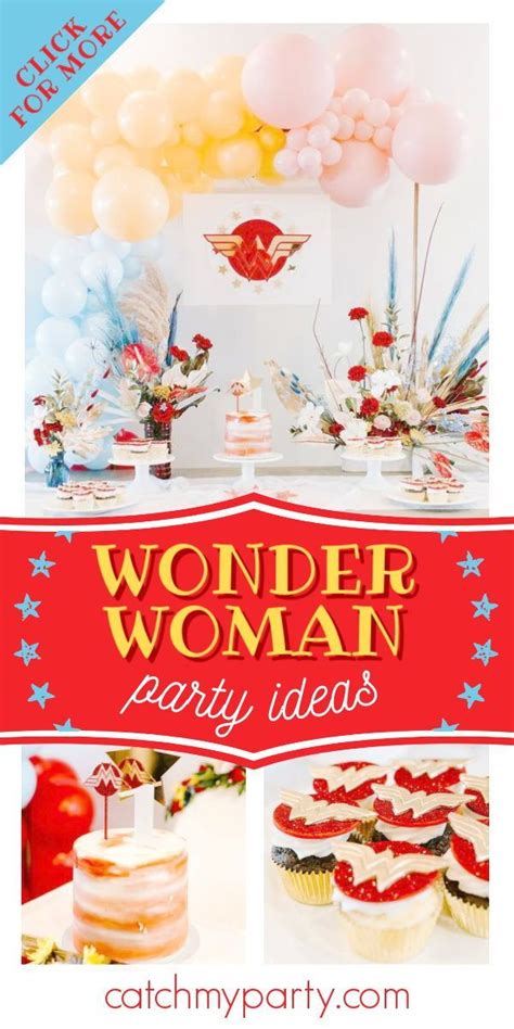 Wonder Woman First Birthday Birthday Oneder Woman Catch My Party