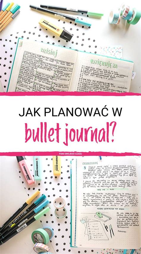 Planowanie W Bujo Pomys Y Bullet Journal Journal Planner