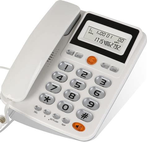 Amazon Landline Corded Telephones With Caller ID Display Tilt